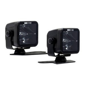 Ford Bronco Light Pods - Ditch - Borne Off-Road - 3x3 Spot Beam, 2-Piece - `21-`27